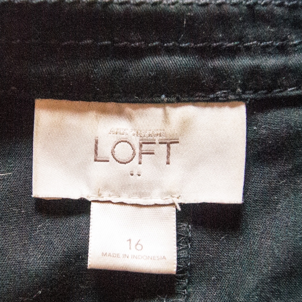 Loft Black Waterfall Jacket Euc - image 2